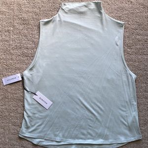 Aritzia Babaton aqua essence mock neck top | S